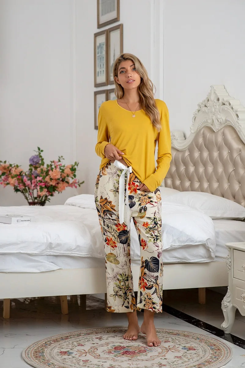 Gebloemd Pyjama-Set π